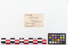 Etiketten zu Bronzebrillenfibel (NHMW-PRAE-023856)